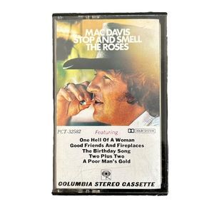 Vintage-1974-Columbia Records-Mac Davis-“Stop And Smell The Roses”-Country-Used